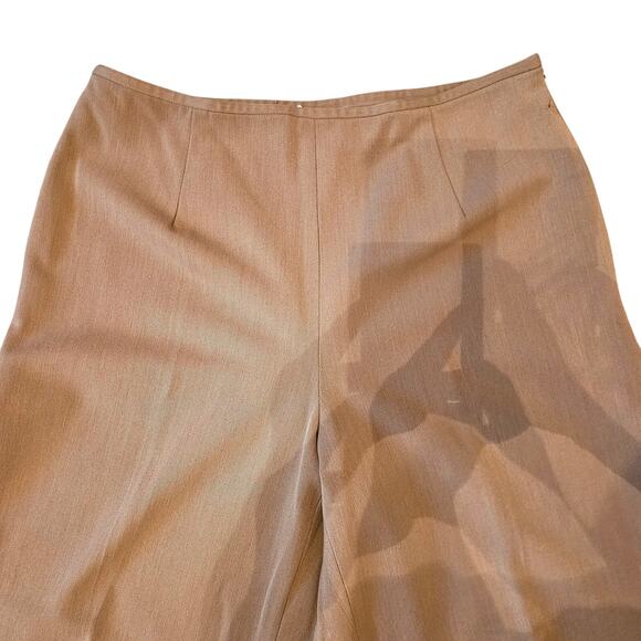 Spencer & Tyler Camel tan Dress Pants trouser with zide zip - Picture 2 of 7